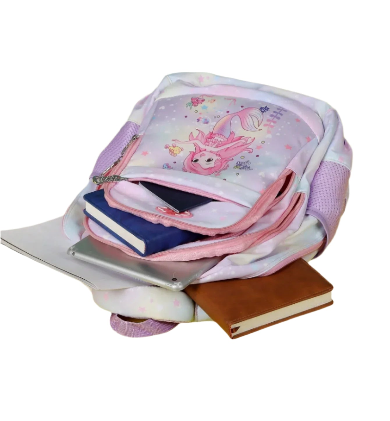 Valentina | Meiden Rugzak Waterdichte Zeemeermin Laptop Schooltas