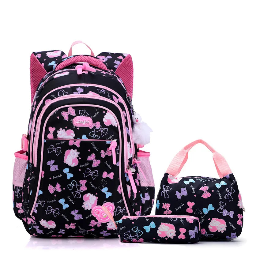 Kawaii Schooltas Meiden - Waterdichte 3-Delige Rugzakset 1