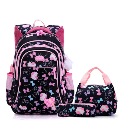 Kawaii Schooltas Meiden - Waterdichte 3-Delige Rugzakset 1
