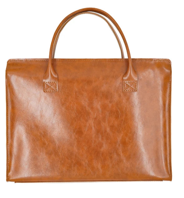 Lederen Laptop Handtas voor 13-16 Inch Laptops - Stijlvol en Ruim 9
