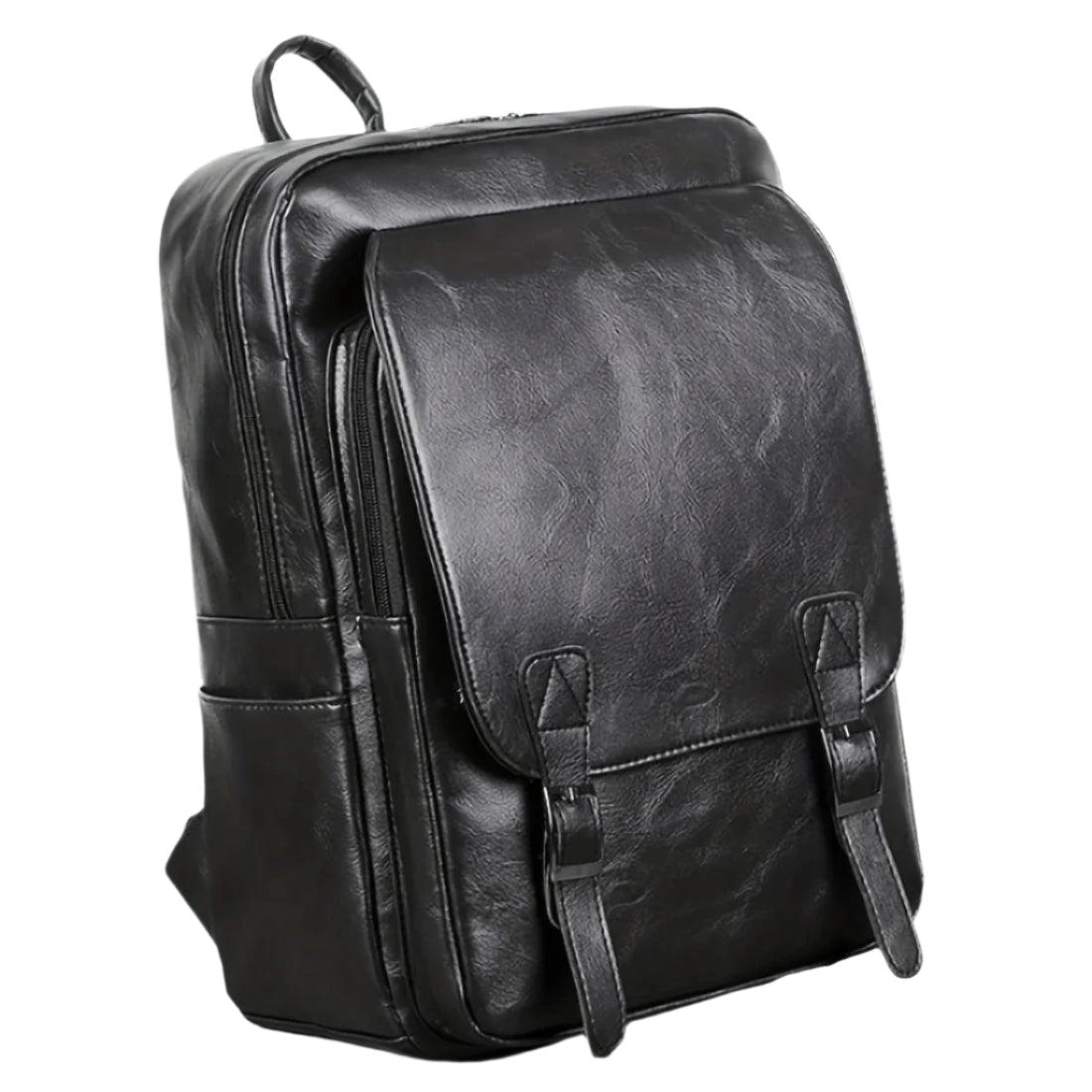 Leren Rugzak Heren - Waterdichte Laptop Rugzak met Grote Capaciteit 3
