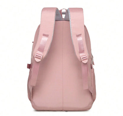 Valentina | Meiden Rugzak Waterdichte Roze Laptop Schooltas