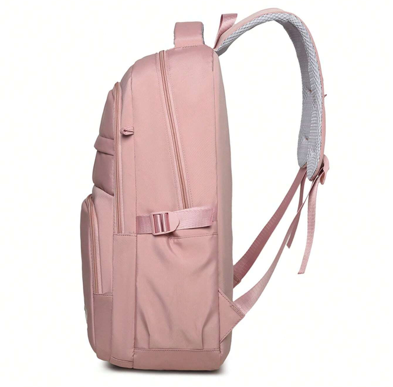 Valentina | Meiden Rugzak Waterdichte Roze Laptop Schooltas