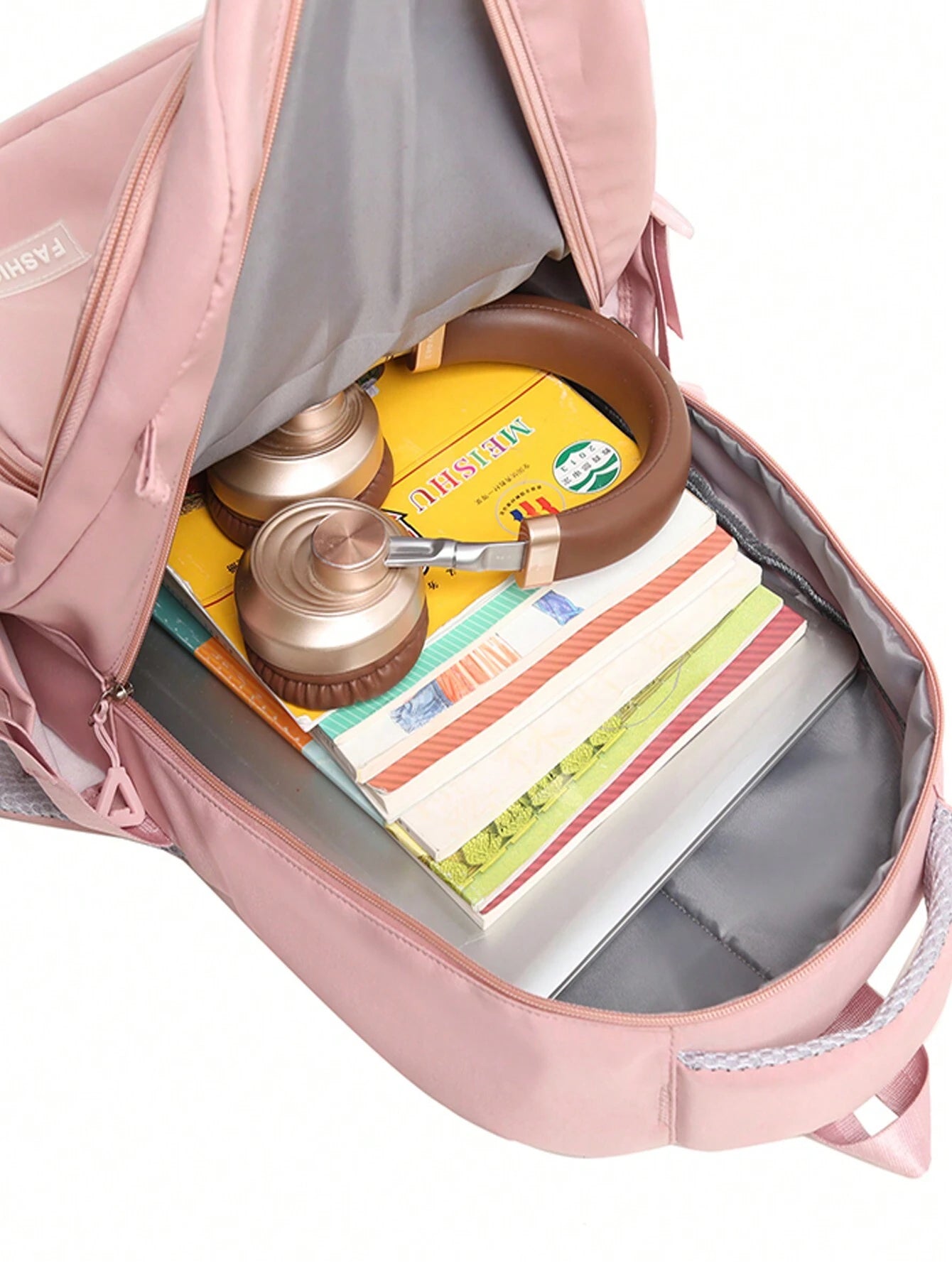 Valentina | Meiden Rugzak Waterdichte Roze Laptop Schooltas