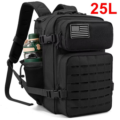 Bravo | Waterdichte Heren Stoere Rugzak Met Grote Capaciteit 25-45L