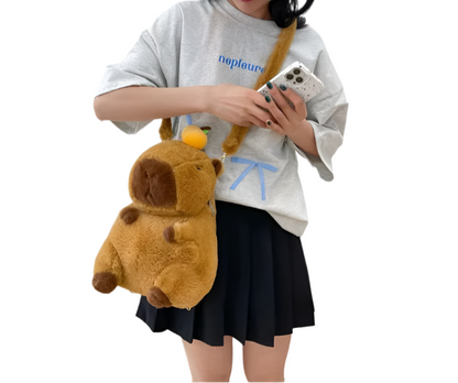 Capybara | Meiden Rugzak Waterdichte Roze Laptop Schooltas