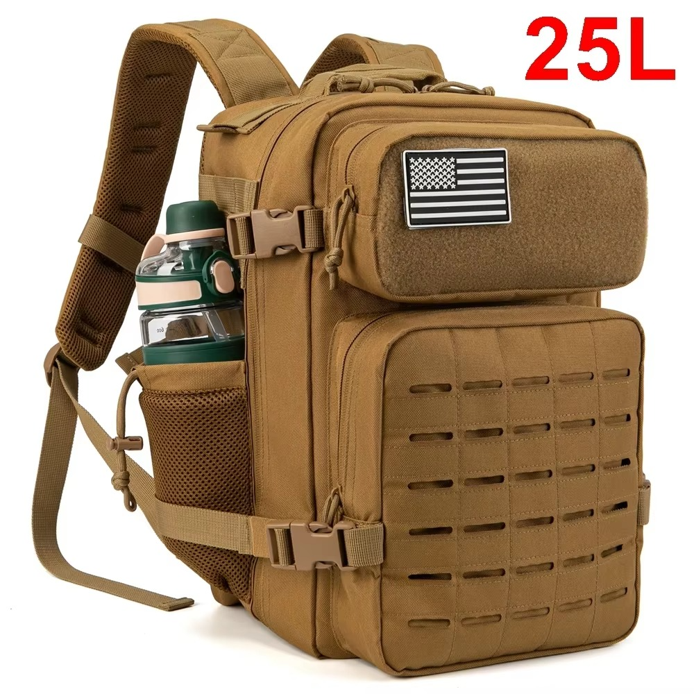Bravo | Waterdichte Heren Stoere Rugzak Met Grote Capaciteit 25-45L