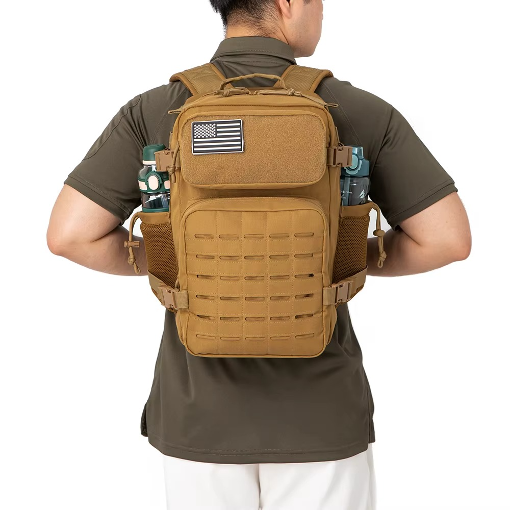 Bravo | Waterdichte Heren Stoere Rugzak Met Grote Capaciteit 25-45L