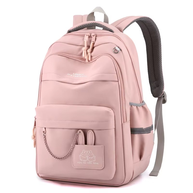 Valentina | Meiden Rugzak Waterdichte Roze Laptop Schooltas