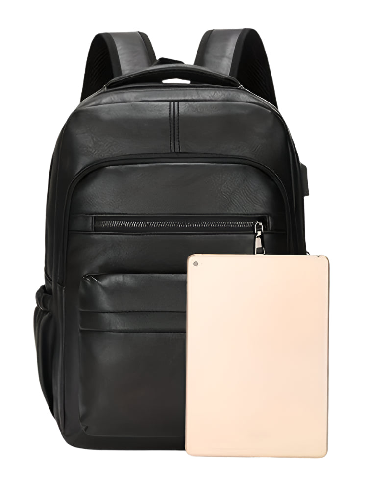 Stijlvolle Heren Laptop Rugzak - Duurzame Schooltas met Grote Capaciteit 4