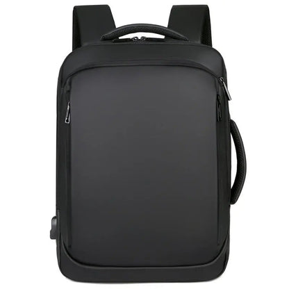 Waterdichte Laptop Rugzak Heren - Stevige Schooltas met USB Oplaadfunctie 0