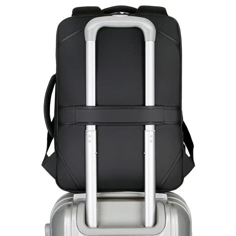 Waterdichte Laptop Rugzak Heren - Stevige Schooltas met USB Oplaadfunctie 2
